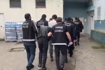 Kastamonu’da zehir tacirlerine yönelik operasyonda 5 şüpheli tutuklandı