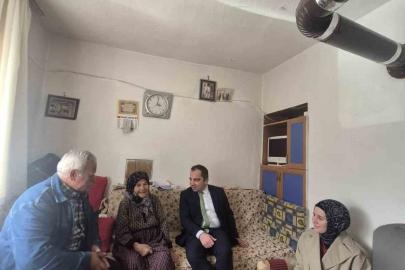 Kaymakam Uçar hane görüşmelerinde bulundu
