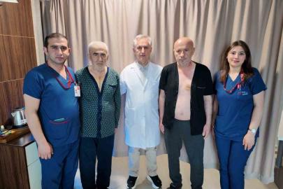 Kilometrelerce uzaklıktan Denizli’ye gelen 2 hasta başarılı bypass ameliyatlarıyla sağlığına kavuştu