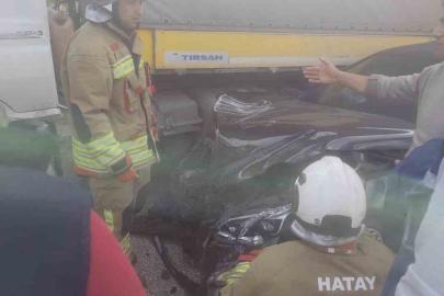 Kırıkhan’da trafik kazası: 1 yaralı
