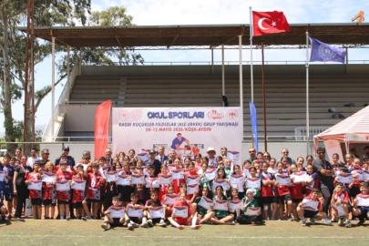Köşk’te Ragbi Küçükler Grup Yarışmalarında takımlar madalyalarına kavuştu