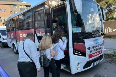Maltepe’de bayramda mezarlıklara ücretsiz ring seferleri başladı