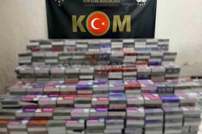 Mardin’de 12 bin 780 paket elektronik sigara kiti ele geçirildi