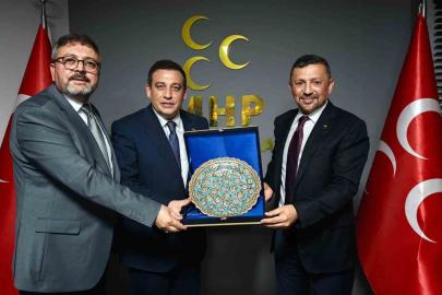 MHP Kütahya Milletvekili Erbaş’tan İl Başkanı Özkan’a ziyaret