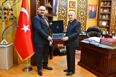 MHP Lideri Bahçeli, Kerkük Valisi Ağa’yı kabul etti