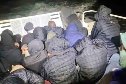 Milas açıklarında 28 düzensiz göçmen yakalandı