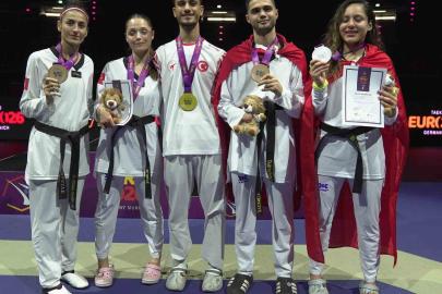 Milli taekwondoculardan 5 madalya