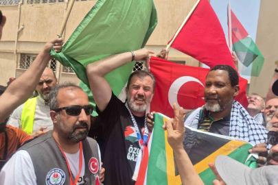 Nelson Mandela’nın torunu Nkosi Mandela’dan Libya’da Küresel Sumud Kara Filosu’na destek
