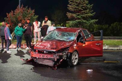 Niğde’de kontrolden çıkan otomobil takla attı: 1 yaralı
