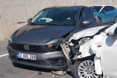 Ordu’da 3 araç çarpıştı: 5 yaralı