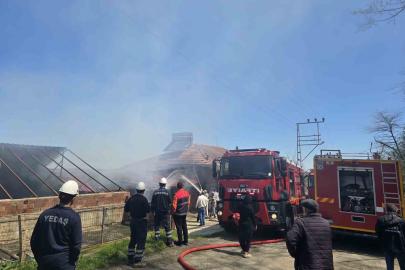 Ordu’da 3 katlı binada yangın