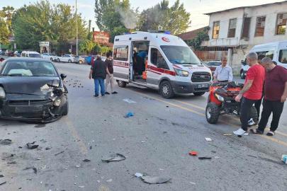 Otomobille çarpışan ATV’nin sürücüsü yaralandı