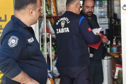 Saimbeyli’de zabıta ve polis ekiplerinden ortak denetim