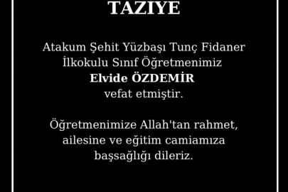 Samsun’da sınıf öğretmeni kansere yenik düştü