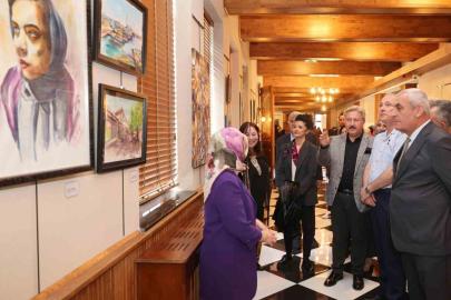 Sanat Merkezi’nde karma resim sergisi açıldı