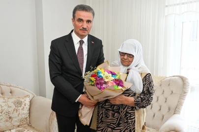 Şehit annesine vefa ziyareti