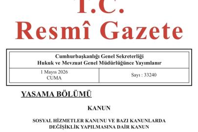 Sosyal Hizmetler Kanunu Resmi Gazete’de yayımlandı