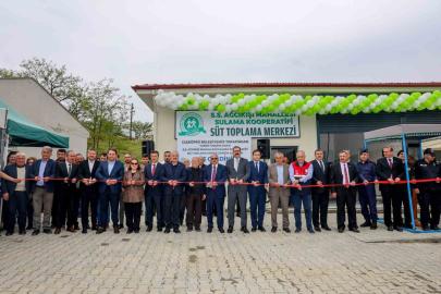 Taşköprü’de süt toplama merkezi törenle hizmete açıldı