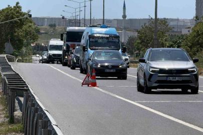 Tekirdağ’da bayram dönüşü trafiği yoğunluğu: Tekirdağ - İstanbul karayolunda ağır vasıtalara kısıtlama