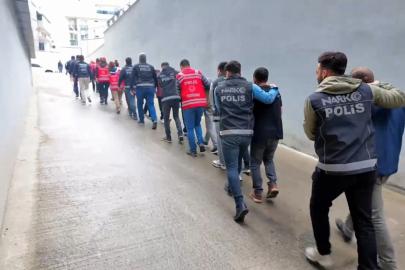 Tekirdağ’da helikopter destekli uyuşturucu operasyonu: 16 tutuklama