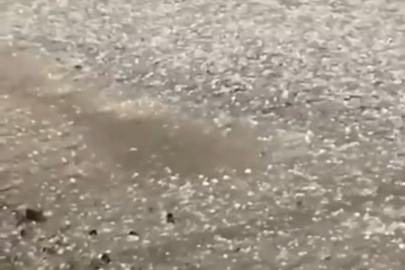 Tekirdağ’da sağanak ve dolu etkili oldu : Yollar göle döndü, ulaşım aksadı