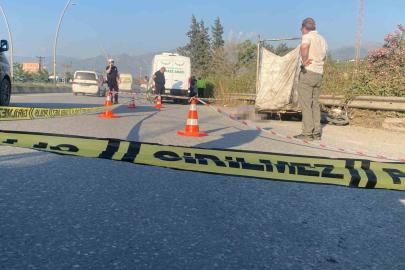 Tırla çarpışan sepetli motosikletin sürücüsü hayatını kaybetti