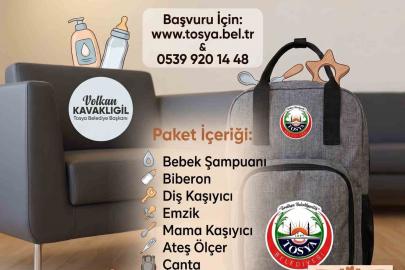 Tosya’da yeni doğan bebeklerin ailelerine destek