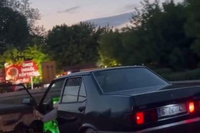 Trafikte ’yok artık’ dedirten anlar kamerada