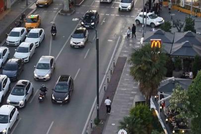 Uyanık motorcu ekiplerden kaçamadı