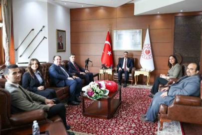 Vali Hacıbektaşoğlu TÜİK heyetini kabul etti