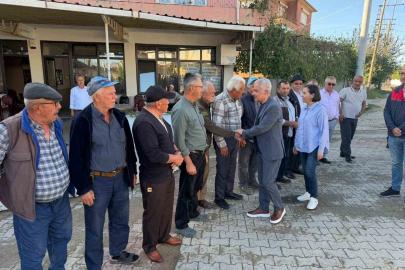 Vali Turan, doludan etkilenen Dokuzhöyük köyünde incelemelerde bulundu