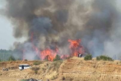 Aksu’daki orman yangını kontrol altına alındı, 10 hektar alan zarar gördü
