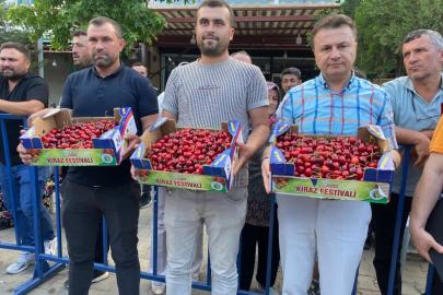 Alaşehir’in en güzel kirazı seçildi