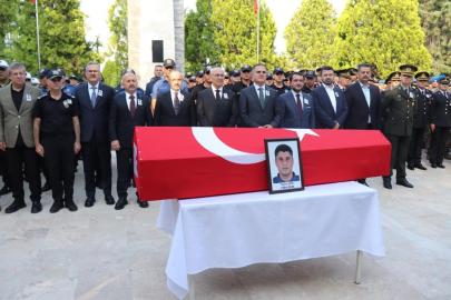 Aydınlı şehit polis memuru Denizli’de toprağa verildi
