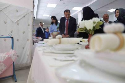 Aydıntepe’de yıl sonu sergisi açıldı