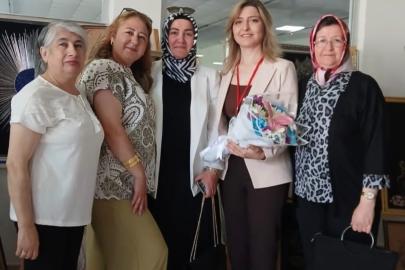 Bahçelievler kursundaki eserler Ahmet Akın’da sergilendi