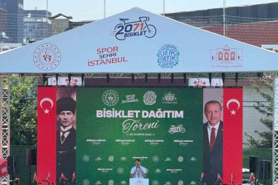 Bahçelievler’de 2 bin 71 çocuk bisiklet sevinci yaşadı