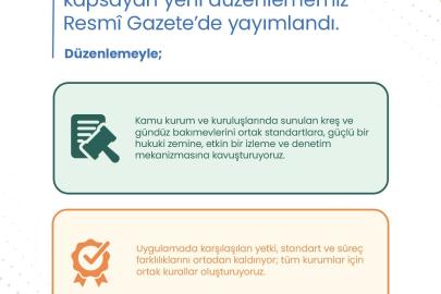 Bakan Göktaş, tüm kreş ve gündüz bakımevlerinde ortak kuralların uygulanacağını açıkladı