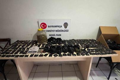 Bayrampaşa’da uyuşturucu imalathanesine baskın: 2 kilo marihuana ele geçirildi