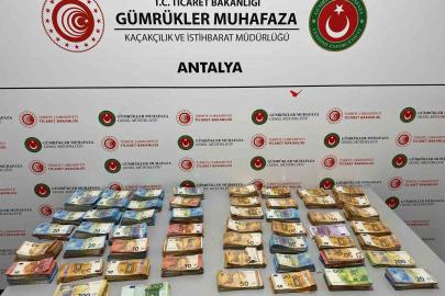 Bebek bezleri içerisine gizlenmiş 20 milyon liradan fazla nakit para ele geçirildi