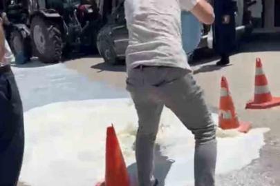 Belediye önüne süt dökme eyleminin ardındaki gerçek ortaya çıktı