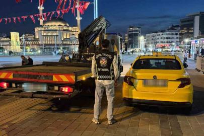 Beyoğlu’nda aracına turisti aldıktan sonra taksimetre açmayan şoföre 141 bin lira para cezası