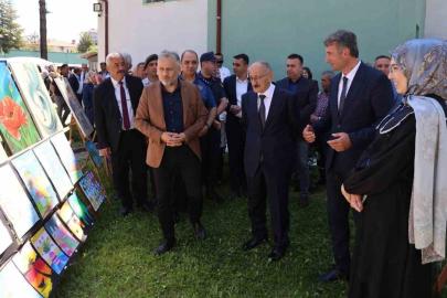 Beyşehir ve Hüyük’te el emeği eserler görücüye çıktı