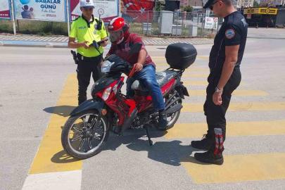 Bilecik’te 310 motosiklet sürücüsü kontrol edildi