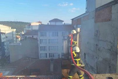 Bilecik’te restoranın bacasında korkutan yangın