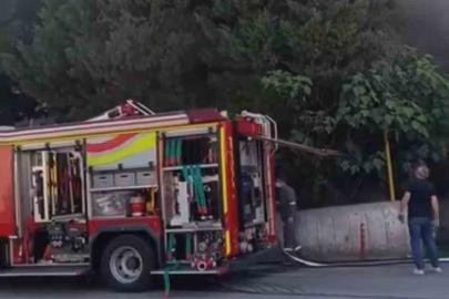 Bursa’da korkutan fabrika yangını