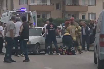 Bursa’da minibüs ile otomobil çarpıştı: 9 yaralı