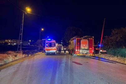 Büyükçekmece’de park halindeki tır yandı