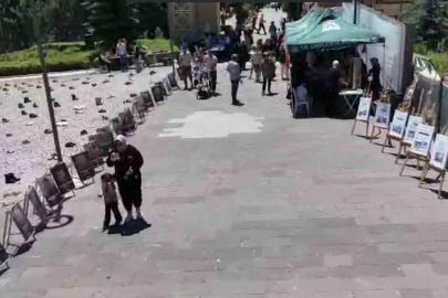 Çamlıdere’de Gazze için yardım sergisi düzenlendi
