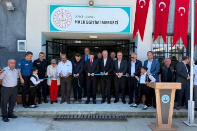 Çilimli’de hayat boyu öğrenmeye modern merkez